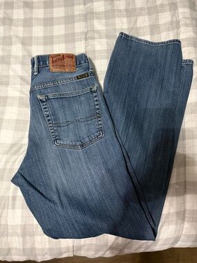 Lucky Brand Medium Blue Relaxed Straight Jeans